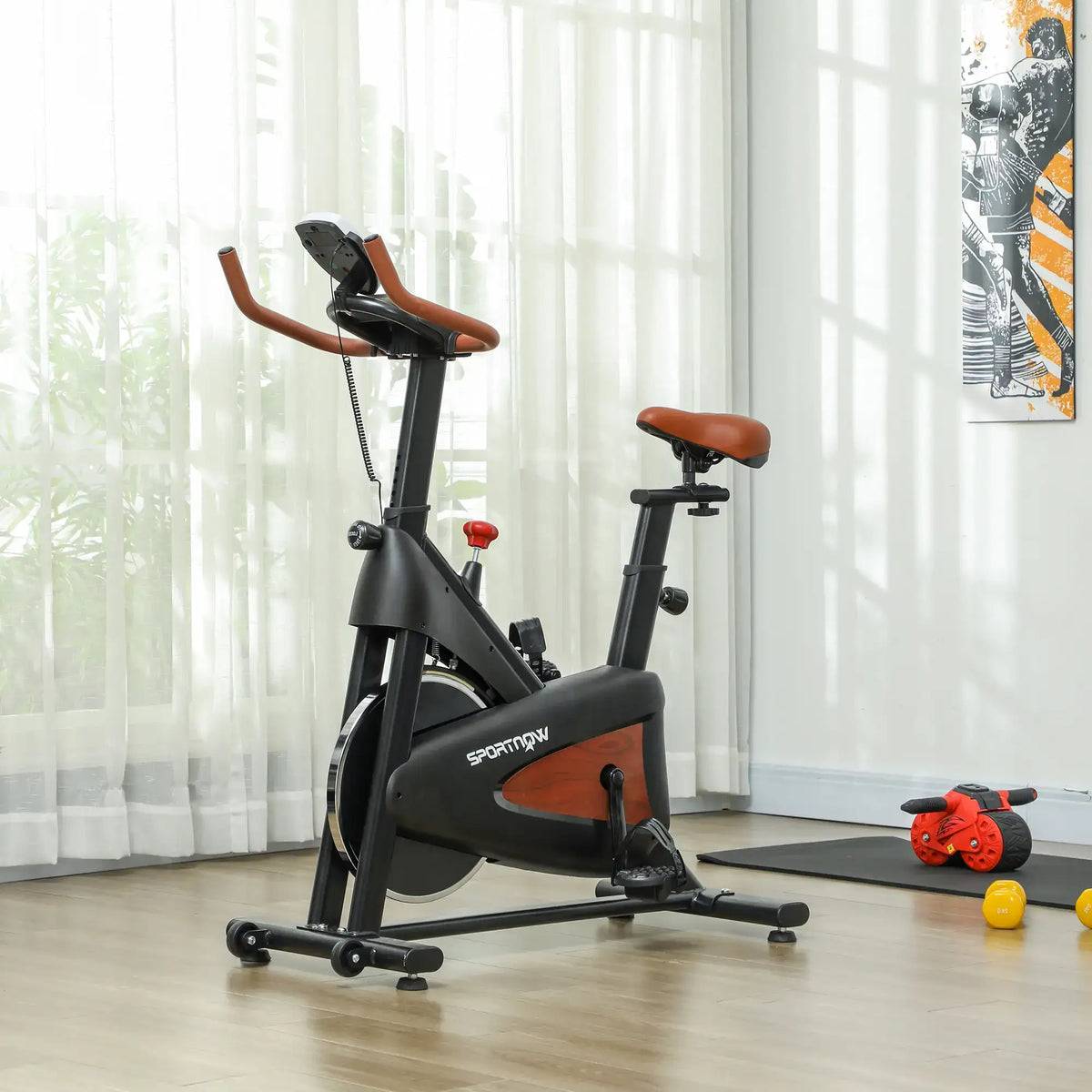 Static Exercise Bike in Retro Black — Little and Giant Explorers