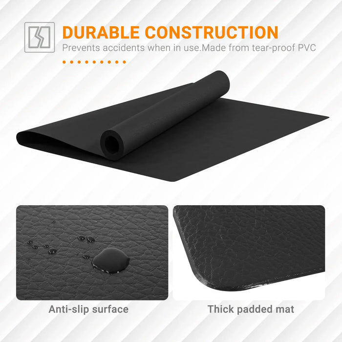 Exercise Equipment Mat – PVC Protective Floor Mat | Anti-Slip - 200 x 100cm HOMCOM - Little and Giant Explorers