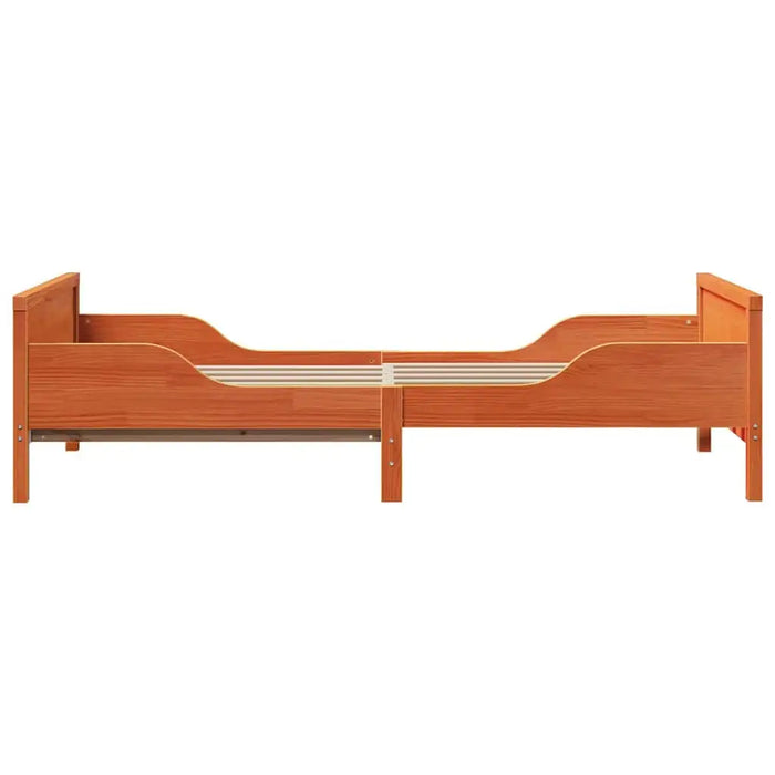 Extendable Bed Frame for Kids - Wax Brown | 80 x 130 / 165 / 200 cm VIDAXL - Little and Giant Explorers vidaXL
