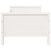 Extendable Kids Rectangular Bed Frame - White Finish | 80 x 130 / 165 / 200 cm VIDAXL - Little and Giant Explorers vidaXL