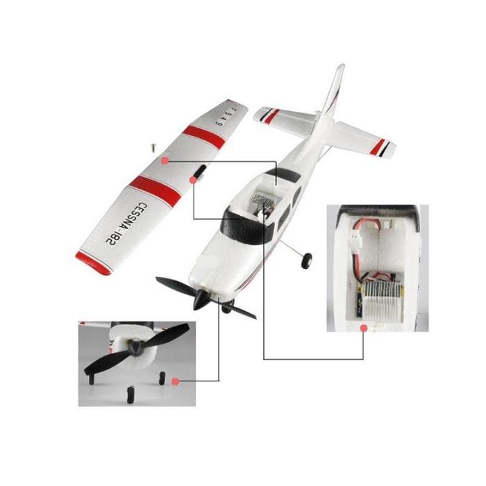 WL Toys F949 3CH 2.4GHZ RTF Cessna 182 Radio Controlled Plane - Little and Giant Explorers WL Toys