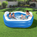 Family Fun Lounge Pool (213 x 206 x 69cm) - Little and Giant Explorers Bestway