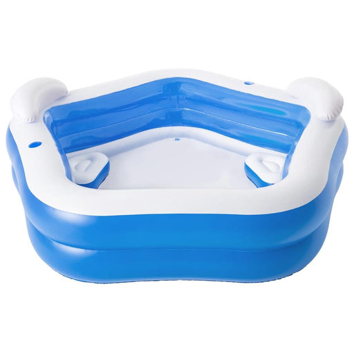 Family Fun Lounge Pool (213 x 206 x 69cm) - Little and Giant Explorers Bestway