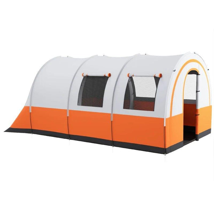 Family Tent with Living, Bedroom and Carry Bag Included (5-6 persons) - Little and Giant Explorers Outsunny