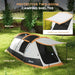 Family Tunnel Tent (3-4 persons) - Little and Giant Explorers Outsunny