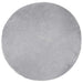 Round gray cushion on a white background