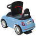 Fiat 500 Ride-On Car - Blue | Officially Licensed Toddler Push Car with Storage VIDAXL - Little and Giant Explorers