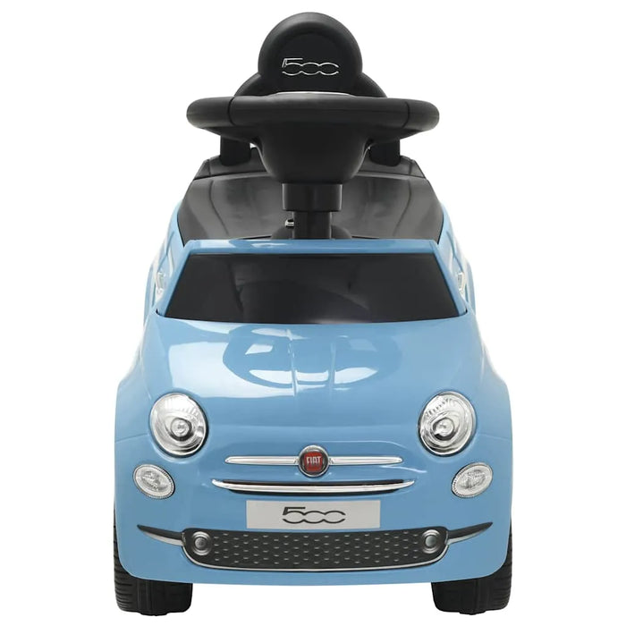 Fiat 500 Ride-On Car - Blue | Officially Licensed Toddler Push Car with Storage VIDAXL - Little and Giant Explorers
