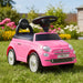 Fiat 500 Ride-On Car - Pink | Officially Licensed Toddler Push Car with Storage VIDAXL - Little and Giant Explorers