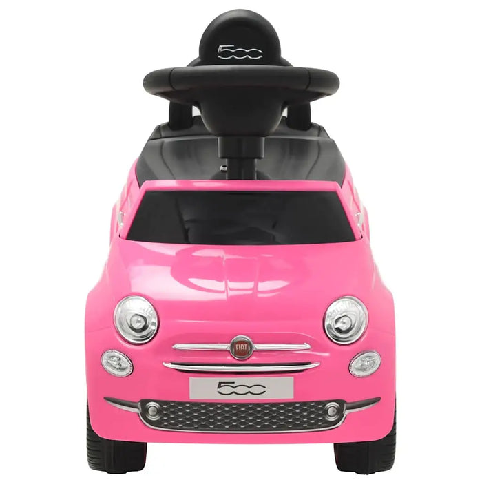 Fiat 500 Ride-On Car - Pink | Officially Licensed Toddler Push Car with Storage VIDAXL - Little and Giant Explorers