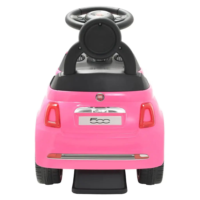 Fiat 500 Ride-On Car - Pink | Officially Licensed Toddler Push Car with Storage VIDAXL - Little and Giant Explorers