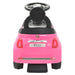 Fiat 500 Ride-On Car - Pink | Officially Licensed Toddler Push Car with Storage VIDAXL - Little and Giant Explorers