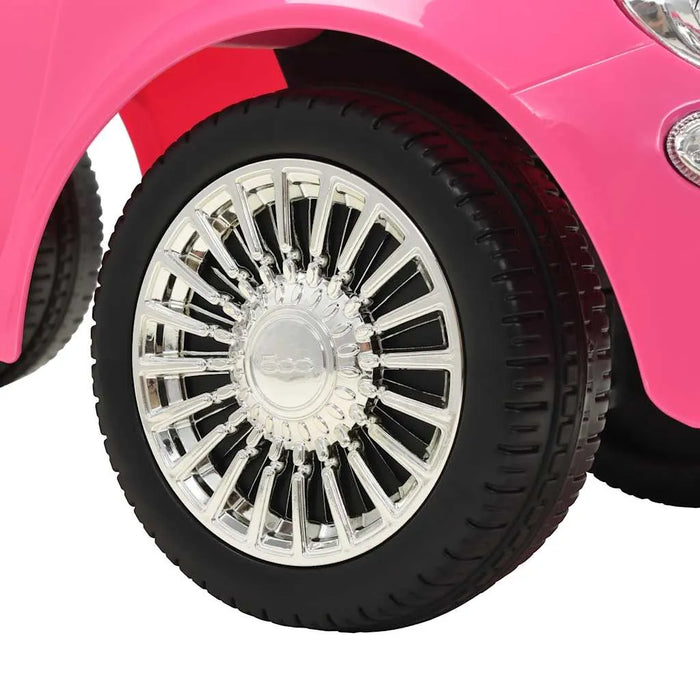 Fiat 500 Ride-On Car - Pink | Officially Licensed Toddler Push Car with Storage VIDAXL - Little and Giant Explorers