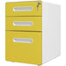 Filing Cabinet | 3 Drawers and Anti-Tilt System (Yellow Edition) - Little and Giant Explorers Vinsetto