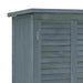 Fir Wooden Garden Shed in Grey (39.5 x 79cm) - Little and Giant Explorers Outsunny