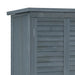 Fir Wooden Garden Shed in Grey (39.5 x 79cm) - Little and Giant Explorers Outsunny