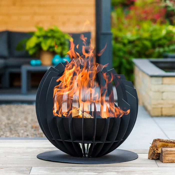 Fire Basket 'Barkley' in Black - Little and Giant Explorers RedFire