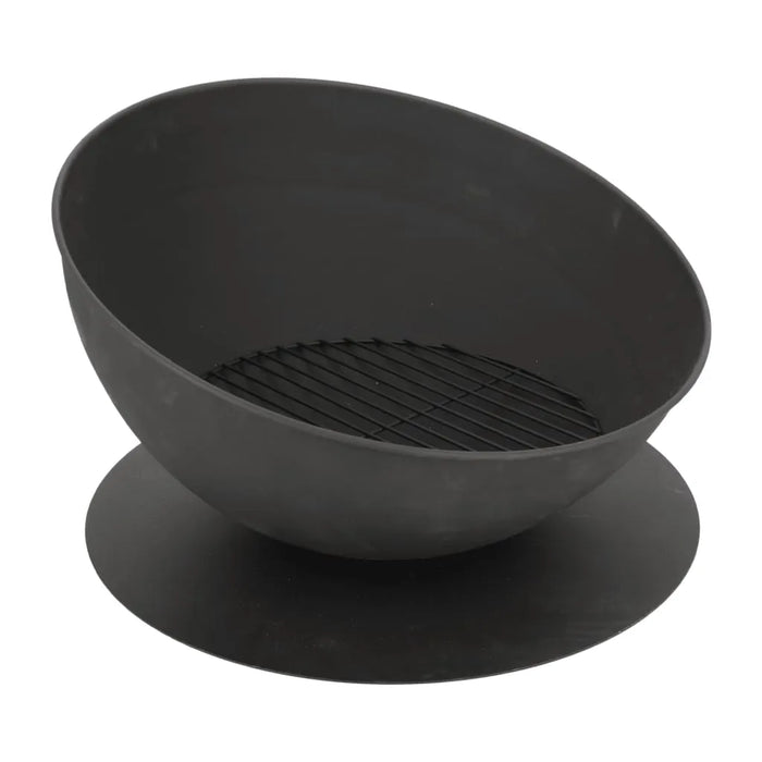 Fire Bowl Sloping On Disc in Black - Little and Giant Explorers Esschert Design