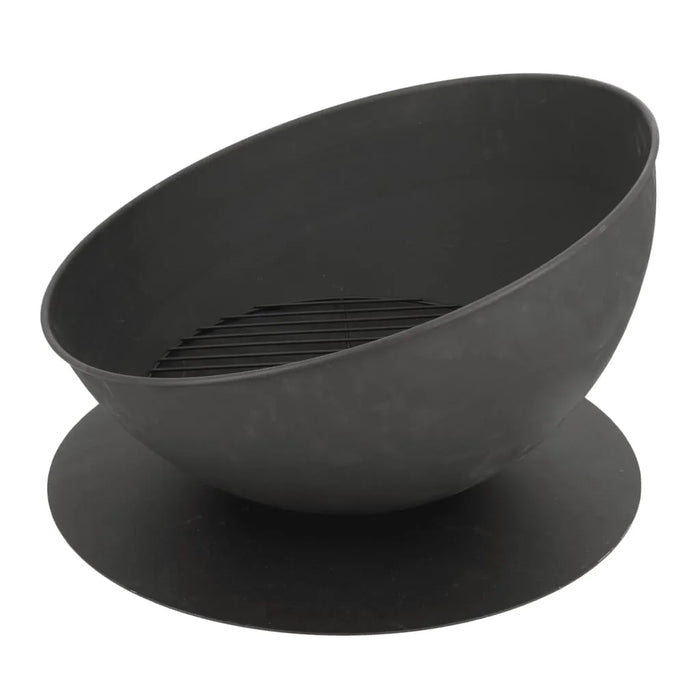 Fire Bowl Sloping On Disc in Black - Little and Giant Explorers Esschert Design