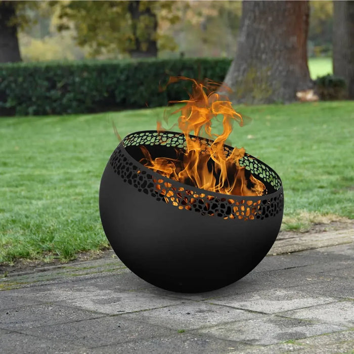 Fire Pit Ball 'Speckles' in Black - Little and Giant Explorers Esschert Design