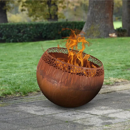 Fire Pit Ball 'Speckles' in Rust - Little and Giant Explorers Esschert Design