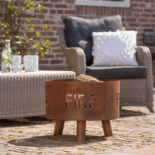 Fire Pit 'Fulla' in Rust - Little and Giant Explorers RedFire