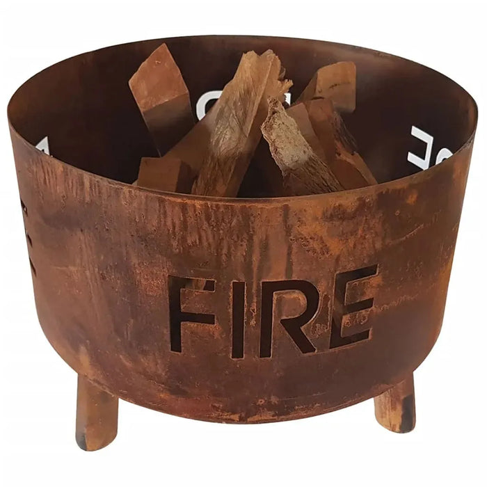 Fire Pit 'Fulla' in Rust - Little and Giant Explorers RedFire