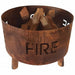 Fire Pit 'Fulla' in Rust - Little and Giant Explorers RedFire