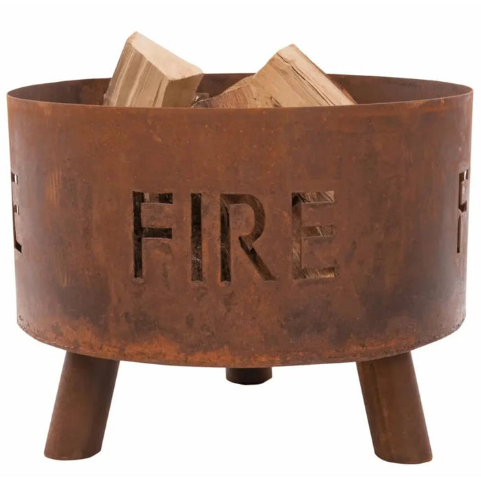 Fire Pit 'Fulla' in Rust - Little and Giant Explorers RedFire