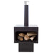 Fireplace 'Jersey XL' in Black - Little and Giant Explorers RedFire