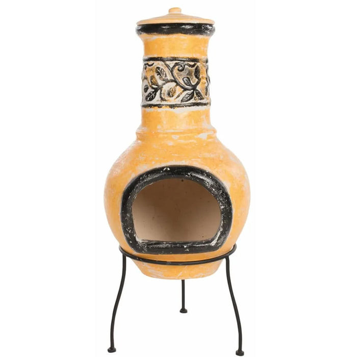 Fireplace 'Soledad Clay' in Yellow and Black - Little and Giant Explorers RedFire