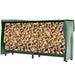 Firewood Log Storage Rack with Waterproof Cover | 200x99cm - 0.6m³ Capacity OUTSUNNY - Little and Giant Explorers Outsunny