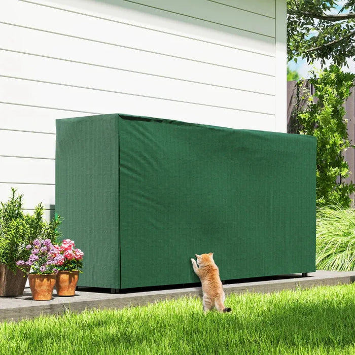 Firewood Log Storage Rack with Waterproof Cover | 200x99cm - 0.6m³ Capacity OUTSUNNY - Little and Giant Explorers Outsunny