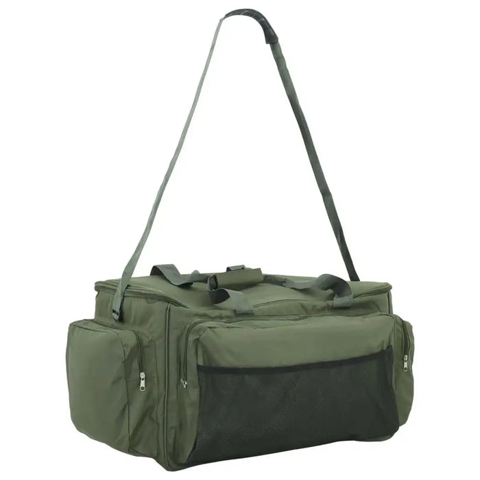 vidaXL Fishing Bag Waterproof Dark Green Oxford Fabric - Little and Giant Explorers Little and Giant Explorers