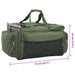 vidaXL Fishing Bag Waterproof Dark Green Oxford Fabric - Little and Giant Explorers Little and Giant Explorers