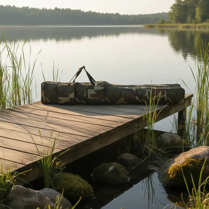 Fishing Rod Bag - Camouflage | 160cm 3-Compartment Tackle Carry Case VIDAXL - Little and Giant Explorers