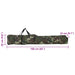 Fishing Rod Bag - Camouflage | 160cm 3-Compartment Tackle Carry Case VIDAXL - Little and Giant Explorers