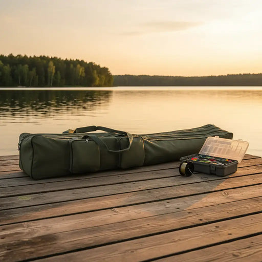 vidaXL Fishing Rod Bag Dark Green 160 cm Oxford Fabric - Little and Giant Explorers Little and Giant Explorers