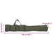vidaXL Fishing Rod Bag Dark Green 160 cm Oxford Fabric - Little and Giant Explorers Little and Giant Explorers