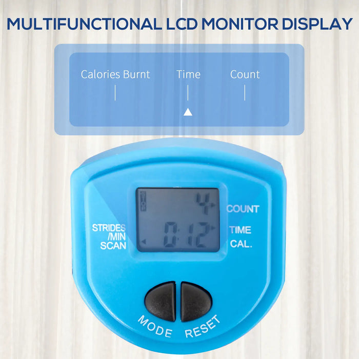Adjustable Twist Stepper Fitness Step Machine with LCD Screen - Little and Giant Explorers HOMCOM