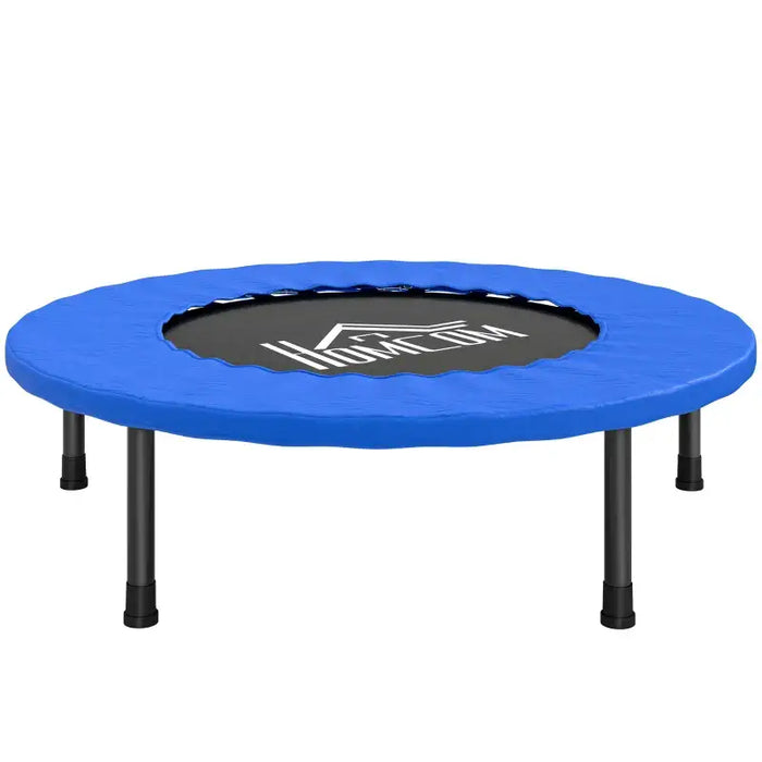 Fitness Trampoline – 81cm Mini Rebounder | 28 Safety Springs - Foldable Design HOMCOM - Little and Giant Explorers HOMCOM