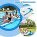 Floating Island Lounger | 4–6 Person Inflatable Pool Platform with Ice Chest COSTWAY - Little and Giant Explorers Costway