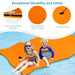 Floating Water Pad – Orange | Tear-Resistant Floating Mat with Rolling Pillow COSTWAY - Little and Giant Explorers Costway