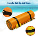 Floating Water Pad – Orange | Tear-Resistant Floating Mat with Rolling Pillow COSTWAY - Little and Giant Explorers Costway