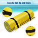 Floating Water Pad – Yellow | Tear-Resistant Floating Mat with Rolling Pillow COSTWAY - Little and Giant Explorers Costway