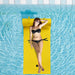 Floating Water Pad – Yellow | Tear-Resistant Floating Mat with Rolling Pillow COSTWAY - Little and Giant Explorers Costway