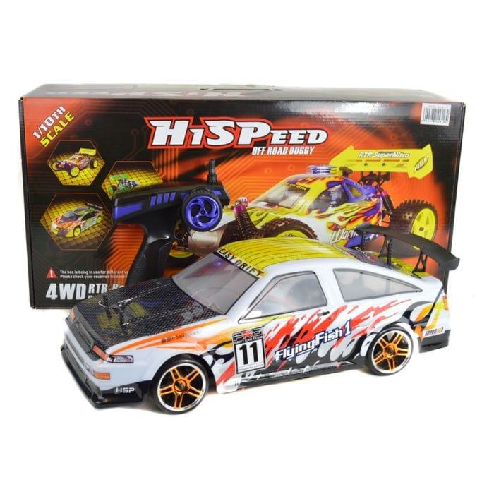 Flying Fish Toyota Trueno Electric Radio Controlled Drift Car | 2.4GHz - Little and Giant Explorers HSP