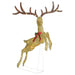 Flying Reindeer Christmas Decoration 120 Warm White LEDs in Gold - Little and Giant Explorers vidaXL