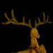 Flying Reindeer Christmas Decoration 120 Warm White LEDs in Gold - Little and Giant Explorers vidaXL