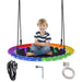 Flying Saucer Tree Swing with 8 Light Modes 100cm - Little and Giant Explorers Costway